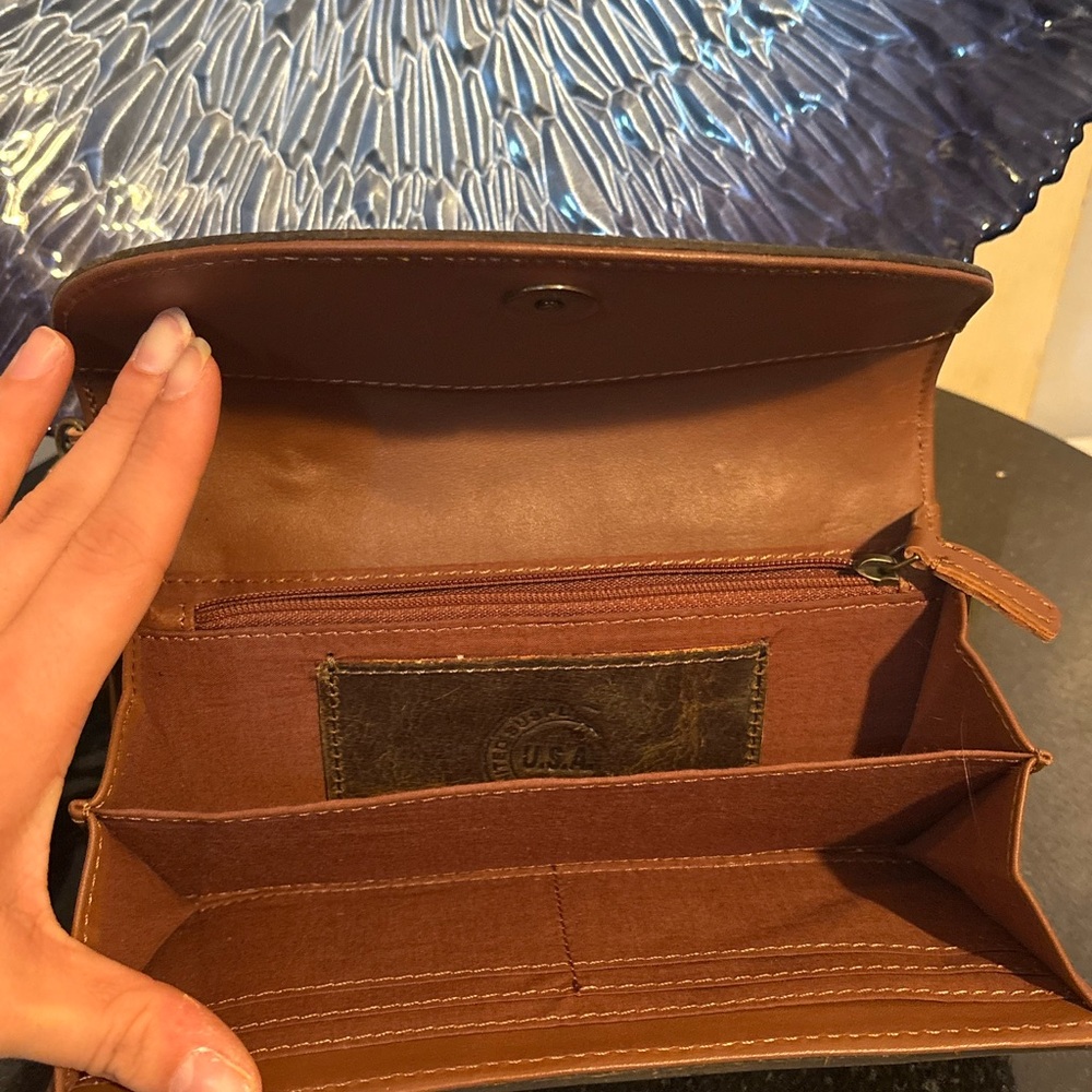 Myra Bag Brown Wristlet Wallet - Picture 4 of 4
